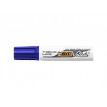 Marcatore per lavagne bianche BIC Velleda 1781 punta a scalpello 3,3-4,6 mm blu - 9402971 (Conf.12)