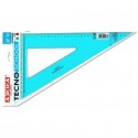 Squadra ARDA Linea Tecnoschool polistirolo termoresistente azzurro trasparente 60° cm 35 - 40235SS (Conf.10)