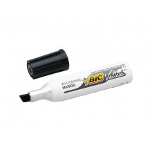 Marcatore per lavagne bianche BIC Velleda 1781 punta a scalpello 3,3-4,6 mm nero - 9402981 (Conf.12)