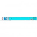Riga ARDA Tecnoschool polistirolo termoresistente azzurro trasparente 50cm 40050SS (Conf.10)