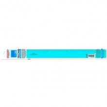 Riga ARDA Tecnoschool polistirolo termoresistente azzurro trasparente 50cm 40050SS (Conf.10)