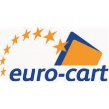 Cartelline con elastico piatto EURO-CART 25x35 cm dorso 4 cm avana conf. da 5 pezzi - XCPEECOAV