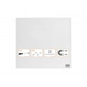 Lavagna bianca magnetica in vetro Nobo Diamond cancellabile 30x30 cm 1903956