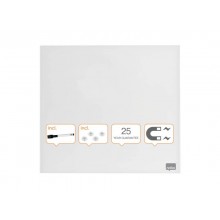 Lavagna bianca magnetica in vetro Nobo Diamond cancellabile 30x30 cm 1903956