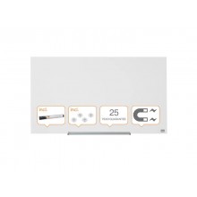 Lavagna bianca magnetica in vetro Nobo Diamond cancellabile 99,3x55,9 cm 1905176