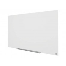 Lavagna bianca magnetica in vetro Nobo Diamond cancellabile 126,4x71,1 cm 1905177