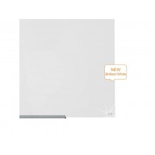 Lavagna bianca magnetica in vetro Nobo Diamond cancellabile 126,4x71,1 cm 1905177