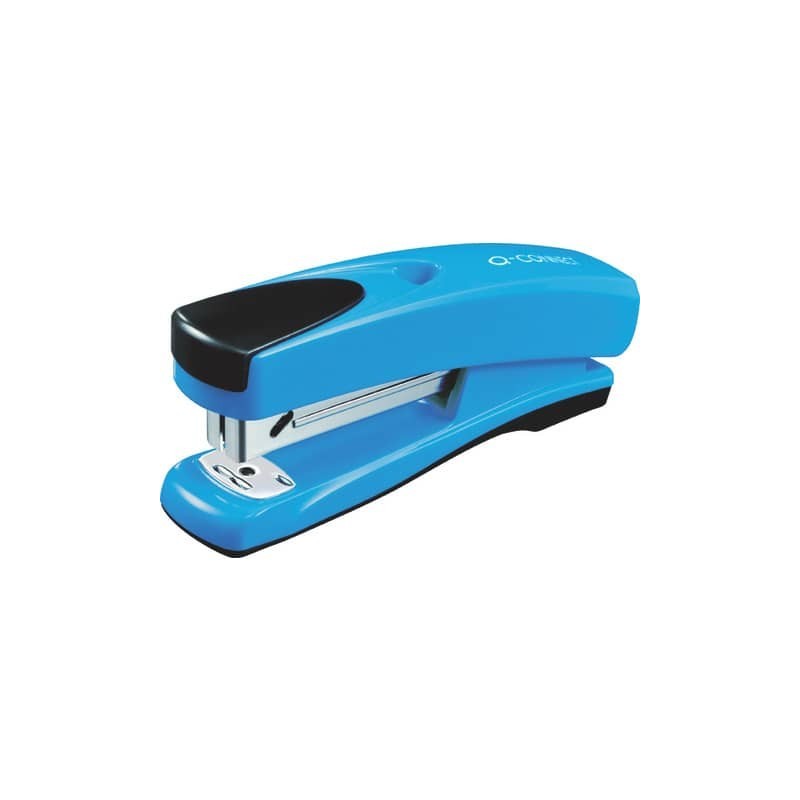 Cucitrice da tavolo Q-Connect ABS 20 ff blu profondità di cucitura 5,5 cm - KF02151