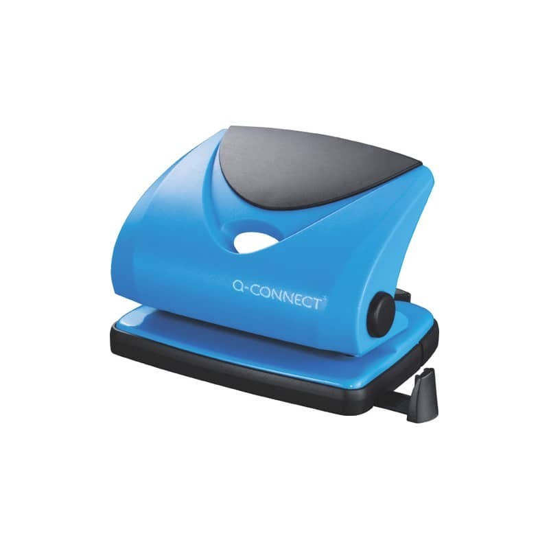 Perforatore a due fori Q-Connect blu 20 fogli KF02155