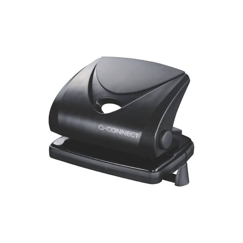 Perforatore a due fori Q-Connect nero 20 fogli KF01234