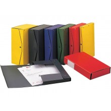 Scatola archivio King Mec Project 25x35 cm dorso 4 cm blu 23304 (Conf.5)