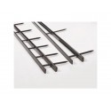 Pettini per rilegatura GBC SureBind 25 mm A4 nero - fino a 250 fogli conf da 100 pettini - 1132850
