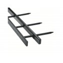 Pettini per rilegatura GBC SureBind 25 mm A4 nero - fino a 250 fogli conf da 100 pettini - 1132850