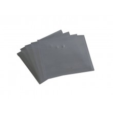 Busta trasparente con bottone Rexel Ice A4 trasparente conf. da 5 pezzi - 2101660