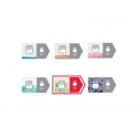 Distruggidocumenti uso moderato Rexel Momentum X308 - P-3 - 15 L - taglio a frammenti 5x42 mm - 2104570EU