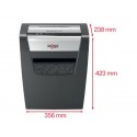 Distruggidocumenti uso moderato Rexel Momentum X410 - P-4 - 23 L - taglio a frammenti 4x28mm - 2104571EU
