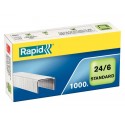Punti metallici Rapid 24/6 Standard  conf. da 1000 - 24855600 (Conf.20)