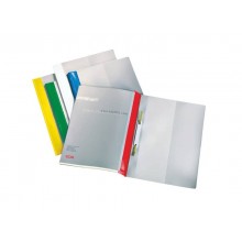 Cartelline ad aghi con clip Esselte Quotation File 23,8x31 cm pvc semirigido verde  conf. da 25 - 28360