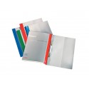 Cartelline ad aghi con clip Esselte Quotation File 23,8x31 cm pvc semirigido verde  conf. da 25 - 28360
