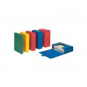 Cartelle portaprogetti Esselte C24 EUROBOX dorso 4 cm presspan biverniciato blu - 390324050 (Conf.5)
