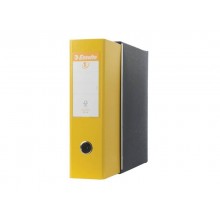 Registratori con custodia Esselte G53 Eurofile commerciale Dorso 8 cm cartone rivestito in PP giallo - 390753090