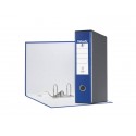Registratore con custodia Esselte G55 Eurofile protocollo dorso 8 cm cartone rivestito in PP blu - 390755050