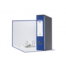 Registratore con custodia Esselte G55 Eurofile protocollo dorso 8 cm cartone rivestito in PP blu - 390755050