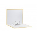 Registratore con custodia Esselte G55 Eurofile protocollo dorso 8 cm cartone rivestito in PP giallo - 390755090