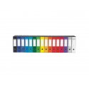 Registratore con custodia Esselte G55 Eurofile protocollo dorso 8 cm cartone rivestito in PP verde - 390755180