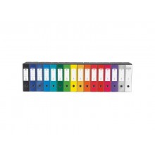 Registratore con custodia Esselte G55 Eurofile protocollo dorso 8 cm cartone rivestito in PP verde - 390755180
