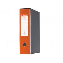 Registratore con custodia Esselte G55 Eurofile protocollo dorso 8 cm cartone rivestito in PP arancione - 390755200