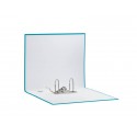 Registratore con custodia Esselte G55 Eurofile protocollo dorso 8 cm cartone rivestito in PP turchese - 390755800
