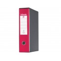 Registratore con custodia Esselte G55 Eurofile protocollo dorso 8 cm cartone rivestito in PP fucsia - 390755900