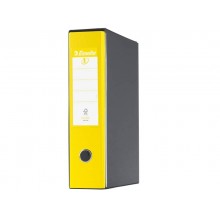 Registratore con custodia Esselte G55 Eurofile protocollo dorso 8 cm cartone rivestito in PP giallo vivida 390755930