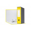 Registratore con custodia Esselte G55 Eurofile protocollo dorso 8 cm cartone rivestito in PP giallo vivida 390755930