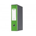 Registratore con custodia Esselte G55 Eurofile protocollo dorso 8 cm cartone rivestito in PP verde vivida - 390755940