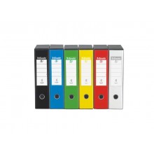 Registratore con custodia Esselte G55 Eurofile protocollo dorso 8 cm cartone rivestito in PP verde vivida - 390755940