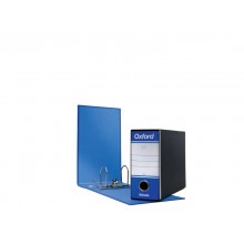 Registratore con custodia Esselte G81 OXFORD memorandum 29,5x19cm - dorso 8 cm blu - 390781050 (Conf.6)