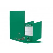 Registratore con custodia Esselte G81 OXFORD memorandum 29,5x19cm - dorso 8 cm verde - 390781180 (Conf.6)