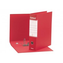 Registratore con custodia Esselte G83 Oxford commerciale 29,5x32 cm - dorso 8 cm rosso - 390783160 (Conf.6)