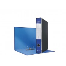 Registratore con custodia Esselte G84 Oxford protocollo 29,5x35 cm - dorso 5 cm blu - 390784050 (Conf.8)