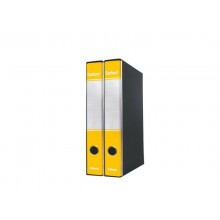 Registratore con custodia Esselte G84 Oxford protocollo 29,5x35 cm - dorso 5 cm giallo - 390784090 (Conf.8)