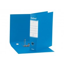 Registratore con custodia Esselte G85 Oxford protocollo 29,5x35 cm - dorso 8 cm azzurro - 390785800 (Conf.6)