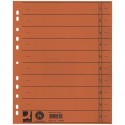 Separatore per archivio con perforazione universale Q-Connect 24x30 cm 230 g/m² arancio  conf. da 100 - KF02790