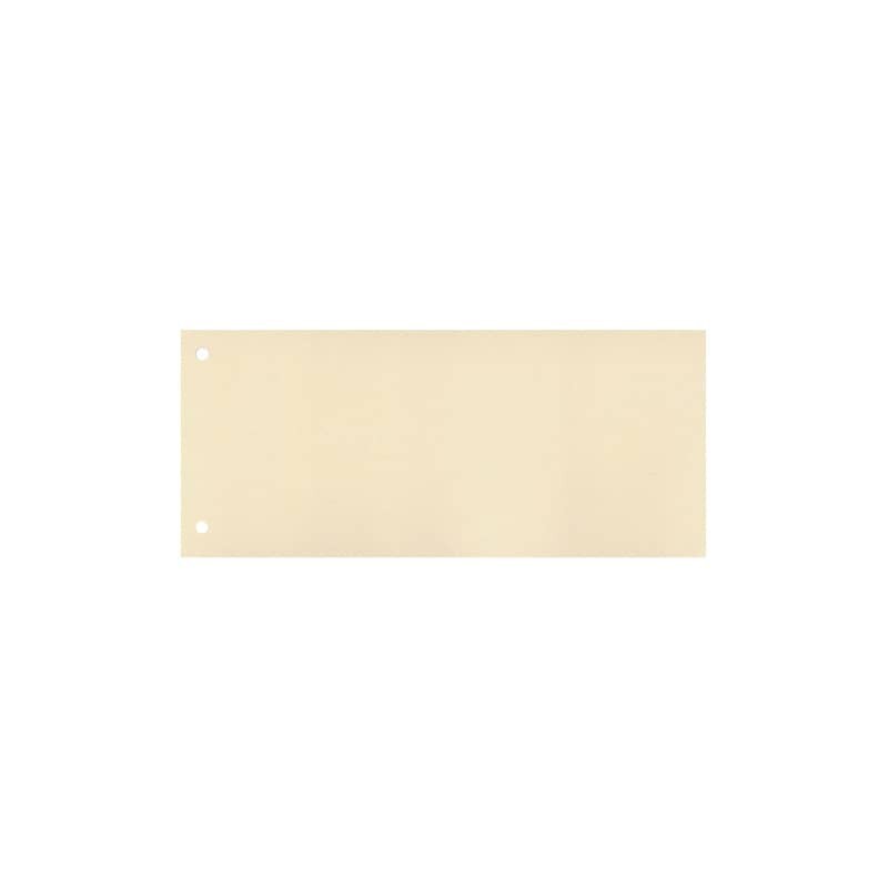 Separatore per archivio con due fori Q-Connect 24x10,5 cm 190 g/m² cuoio conf. da 100 - KF00514