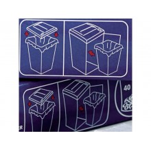 Sacchetti di plastica per distruggidocumenti Rexel AS 115 L conf. da 100 - 40070