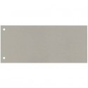Separatore per archivio con due fori Q-Connect 24x10,5 cm 190 g/m² grigio conf. da 100 - KF00513