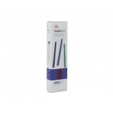 Dorsi plastici a 21 anelli GBC CombBind 14 mm A4 nero -  fino a 125 fogli conf da 100 dorsi - 4028178