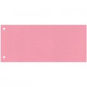 Separatore per archivio con due fori Q-Connect 24x10,5 cm 190 g/m² rosa conf. da 100 - KF00517