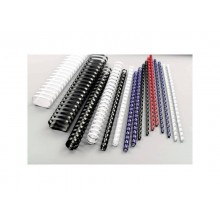 Dorsi plastici a 21 anelli GBC CombBind 28 mm A4 nero - fino a 240 fogli conf da 50 dorsi - 4028183